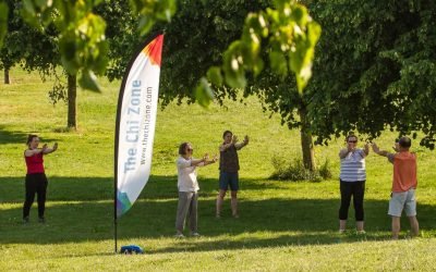 Enjoying Tai Chi in the Park